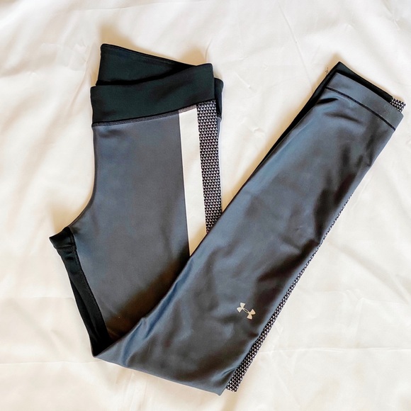 Under Armour Color Block Compression Leggings - Picture 2 of 4